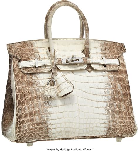 hermes birkin himalayan nilo crocodile|most expensive Hermes Birkin handbag.